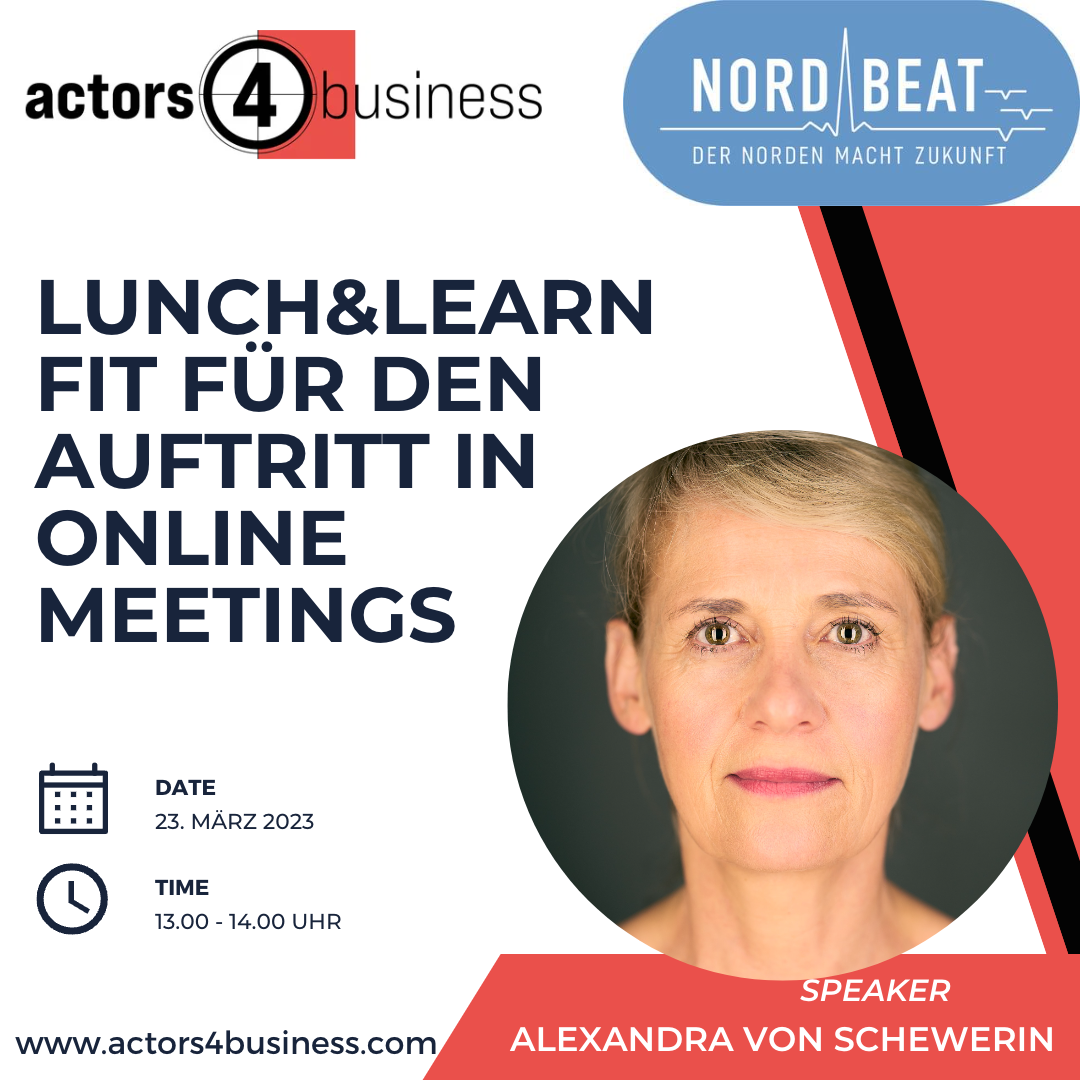 Fit für den Auftritt in Online-Meetings bei Nordbeat!